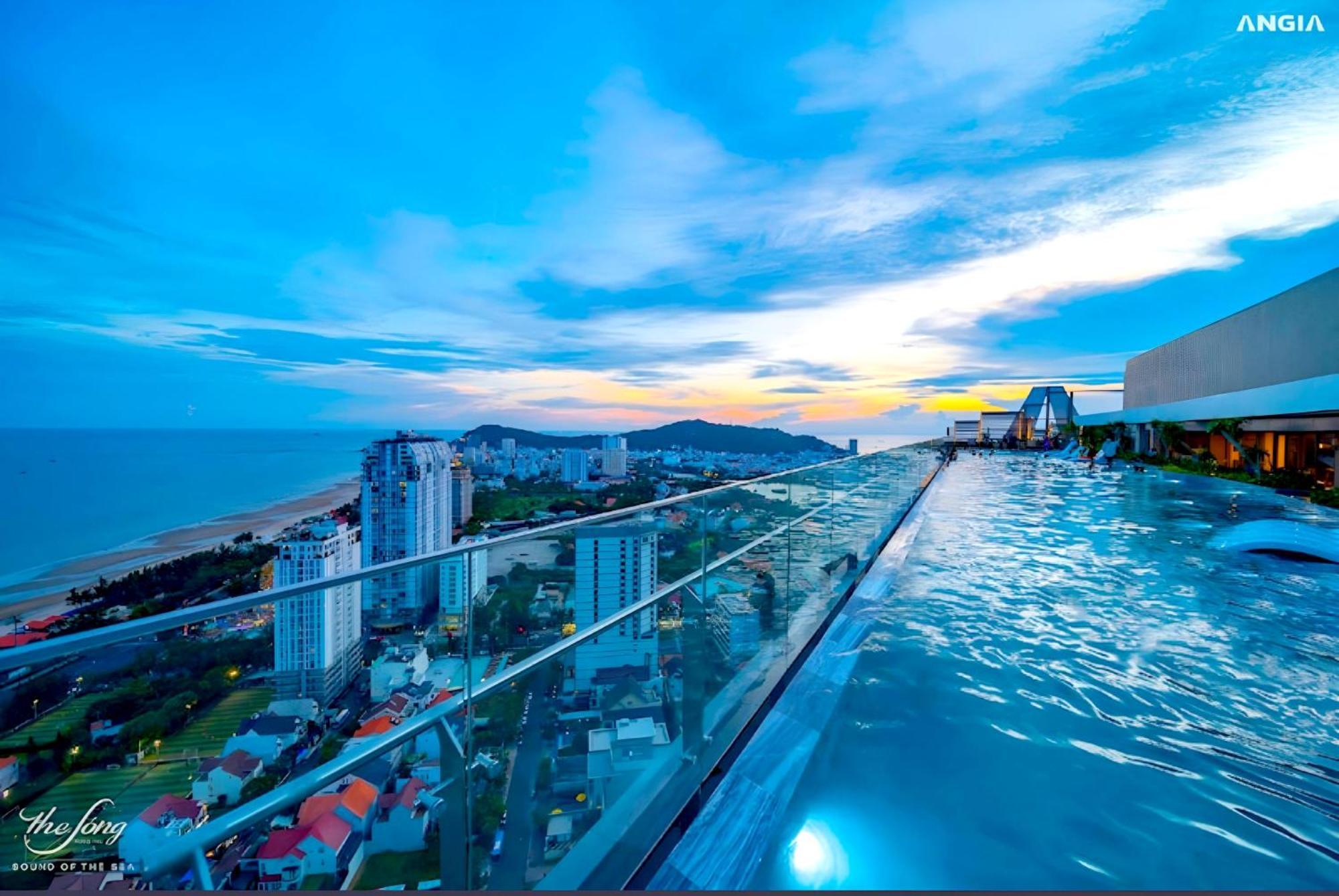 The Song Vung Tau Apartment Homestay Can Ho Bien Esterno foto