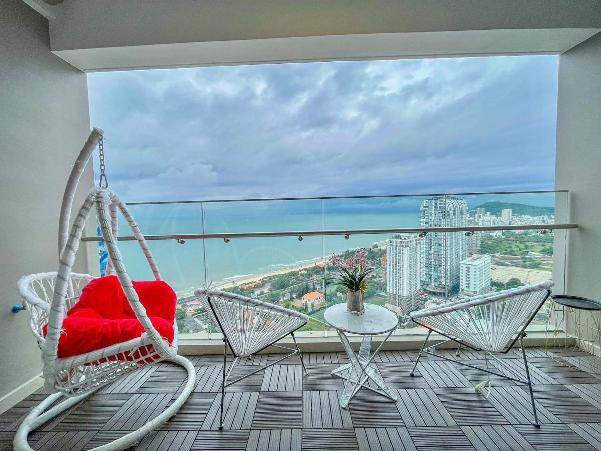 The Song Vung Tau Apartment Homestay Can Ho Bien Esterno foto